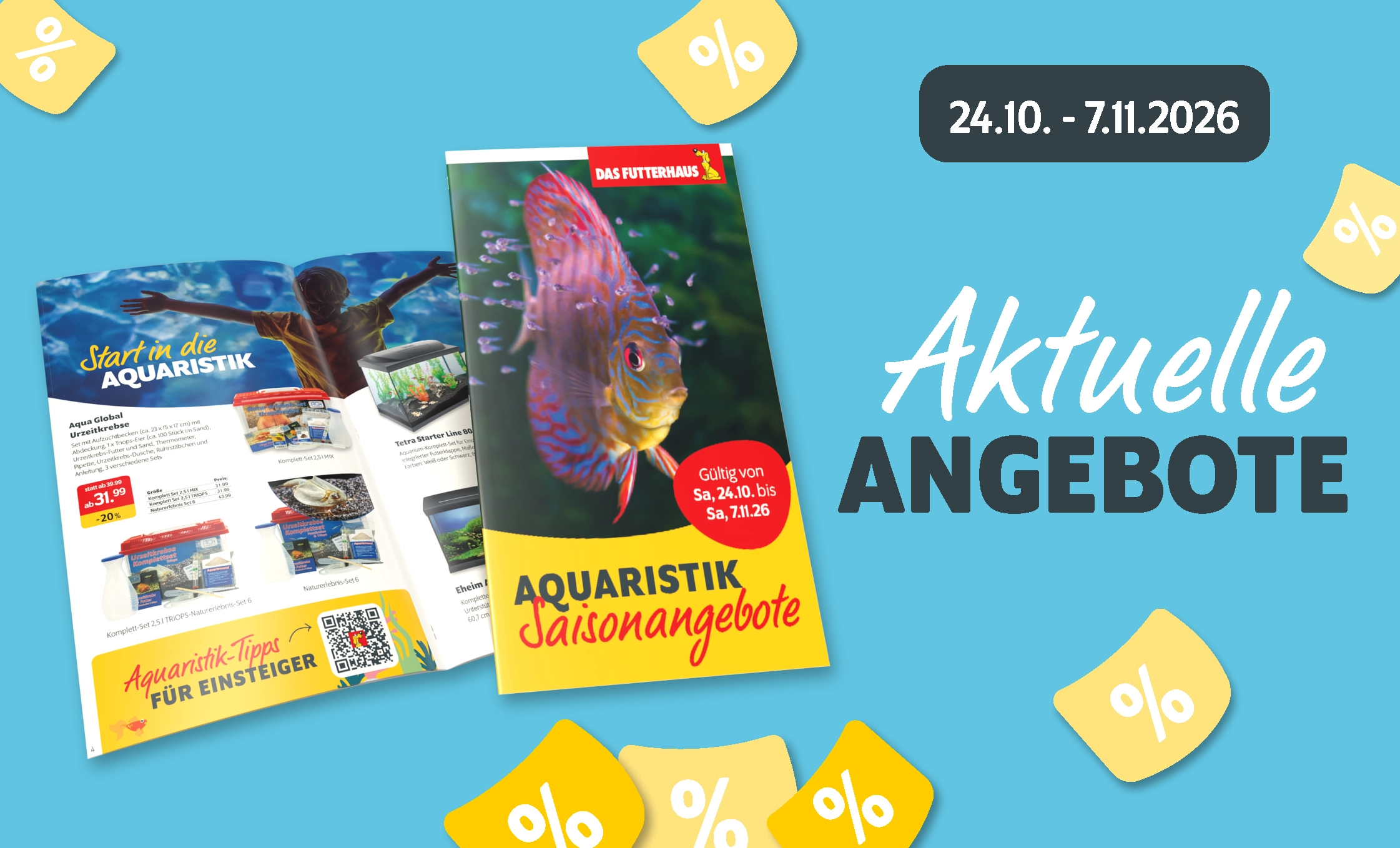 Aquaristik Saisonangebote vom 24.10. bis 7.11.2026