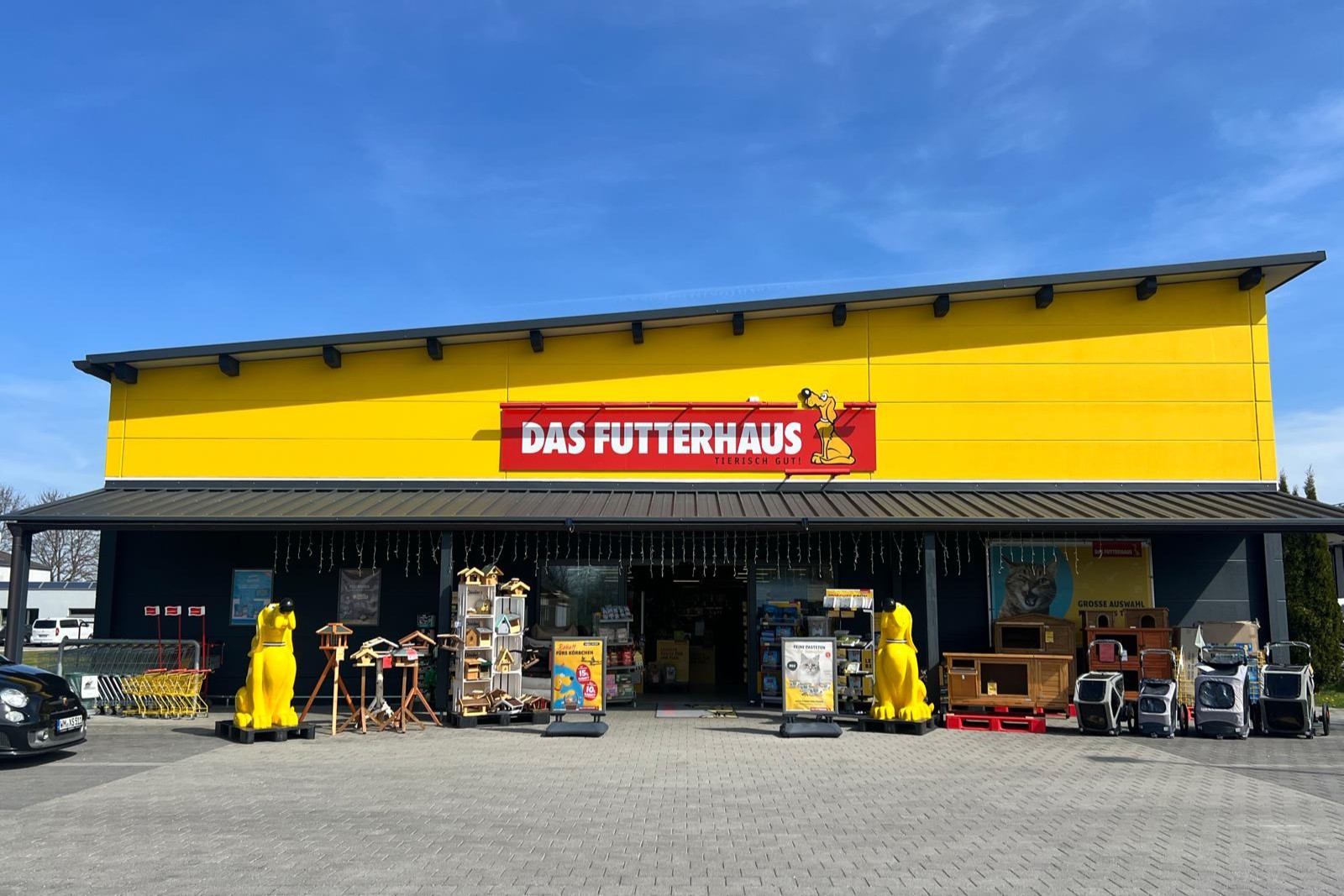 DAS FUTTERHAUS Wielenbach Eingang