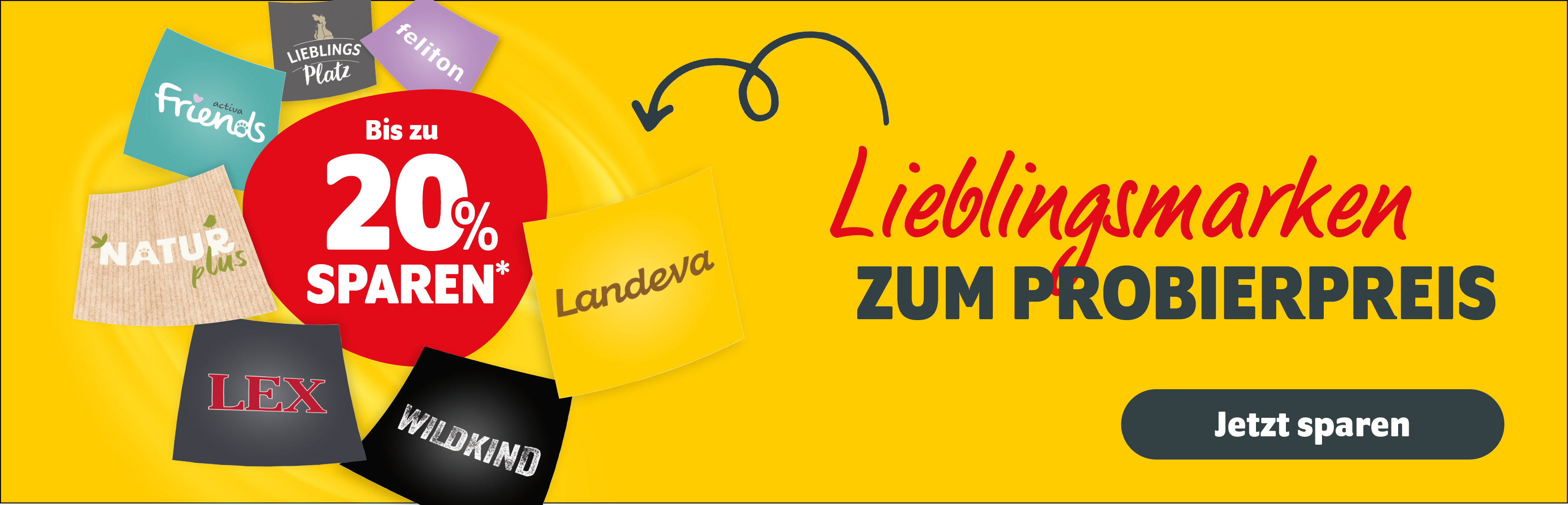 Lieblingsmarken zum Probierpreis: Bis zu 20% sparen