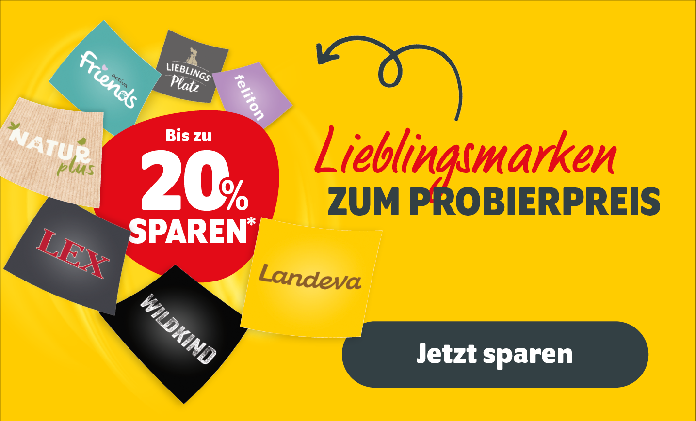 Lieblingsmarken zum Probierpreis: Bis zu 20% sparen
