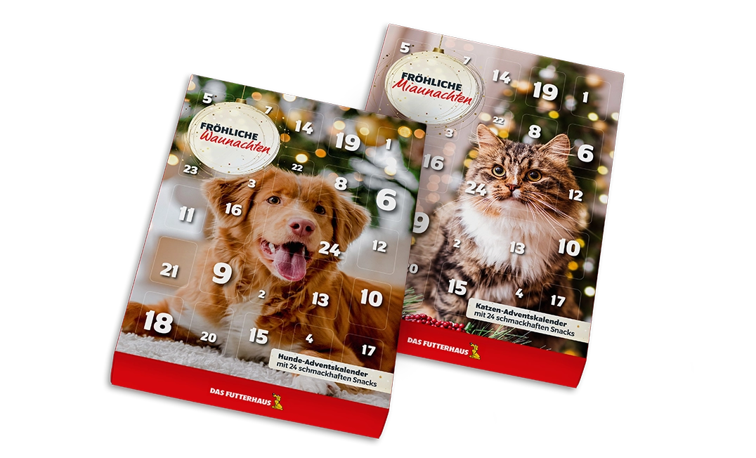 Neuheiten im Oktober: DAS FUTTERHAUS-Adventskalender