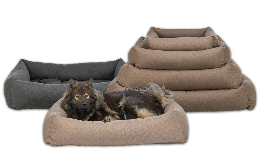 Neuheit TRIXIE Bett Caliente in verschiedenen Größen in dunkelgrau und braun
