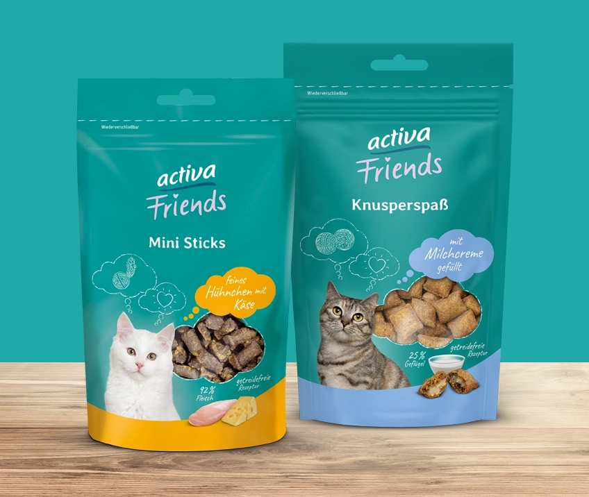 activaFriends Snacks für Katzen